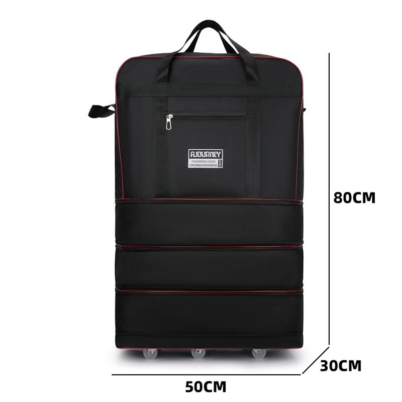 Дорожная сумка, сумка на колесиках, складной чемодан для багажа, многослойная сумка для хранения, дорожная сумка из ткани Оксфорд для переезда