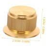 ERINGOGO Sound Knob, Control Volume Amplifier Knob, Bass Knob, Universal Bass Knob, Guitar Tuner, Earphone Knob, Electric Guitar Knob, Wired, Golden A