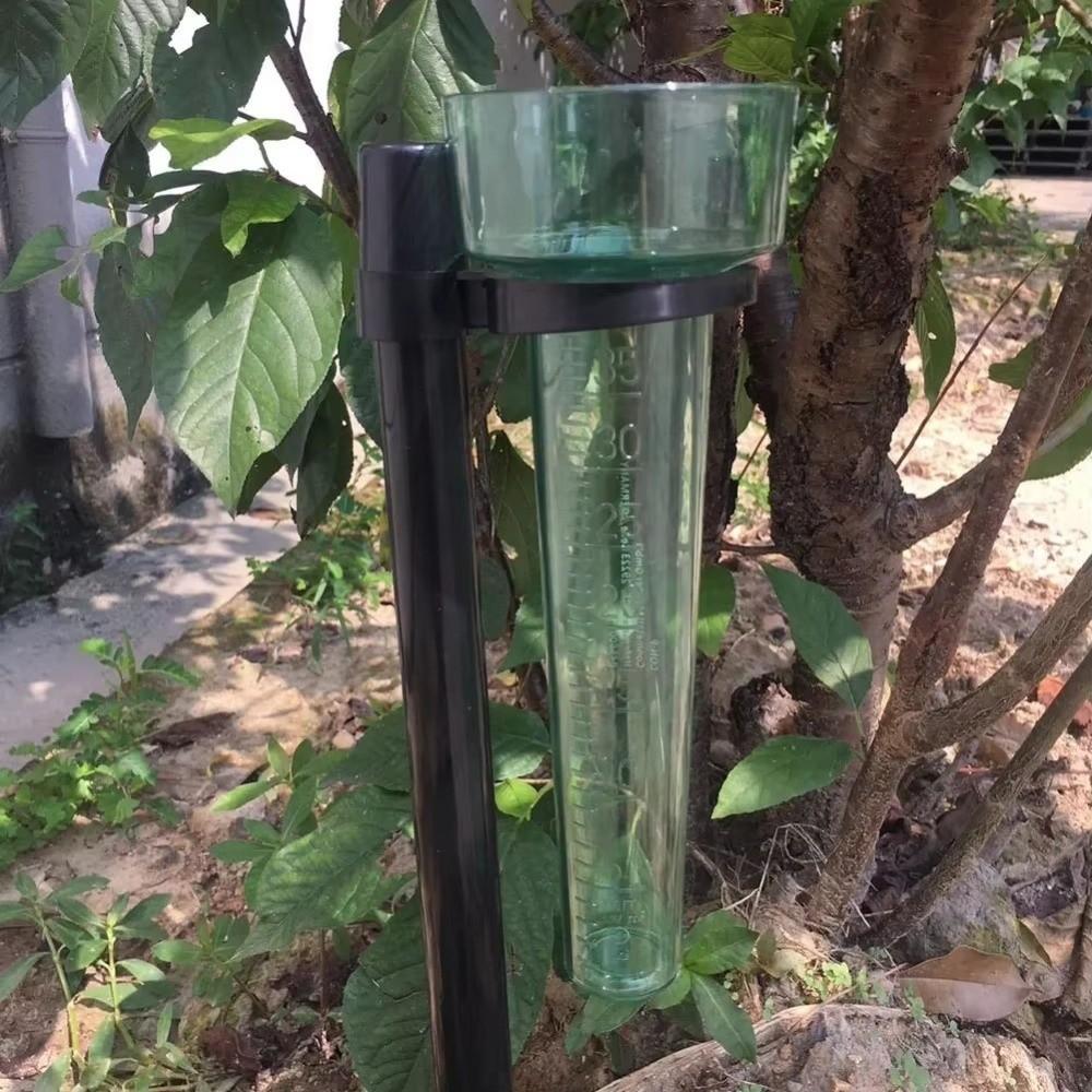 Transparent Gardening Rainwater Meter Plastic Lawn Rainfall Gauge Farm Rain Gauge Outdoor