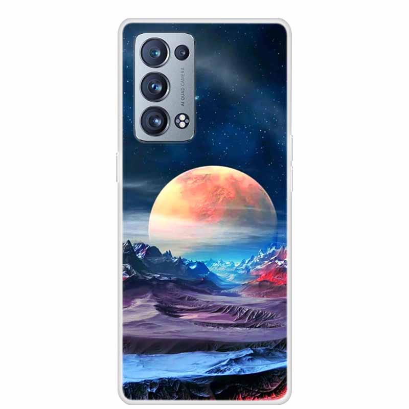 For OPPO Reno 6 Pro Plus 5G Case Reno6 Clear Marble Soft TPU Silicone Back Cover For OPPO Reno6 5G Phone Case Funda Bumper 6pro+