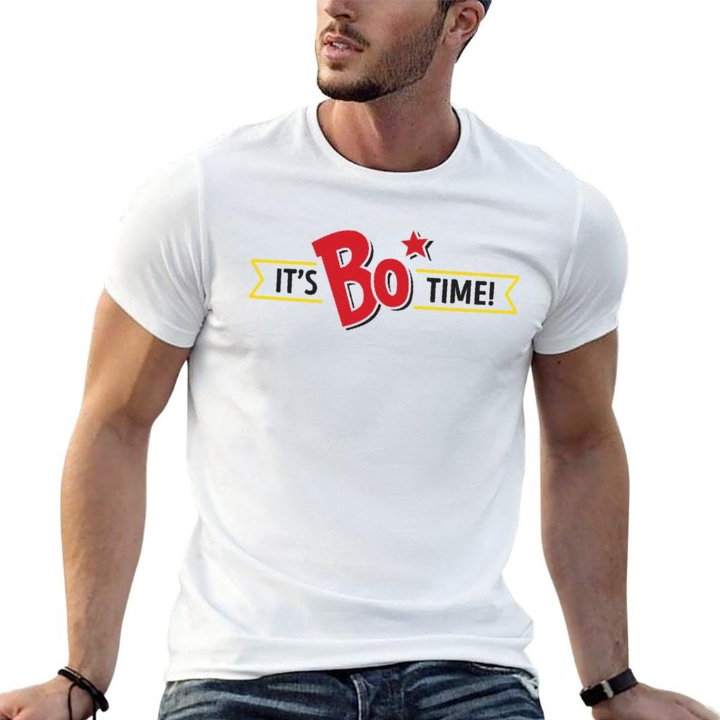 Это Bo Time Bojangles (Черный текст) Футболка для спортзала Дышащая с коротким рукавом