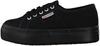 Superga 2790 Linea Up and Down Sneakers In All Black
