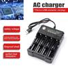 18650 18350 Battery Charger 4-slot Li-ion Battery Charger Amplifier USB Charging Stand Rechargeable