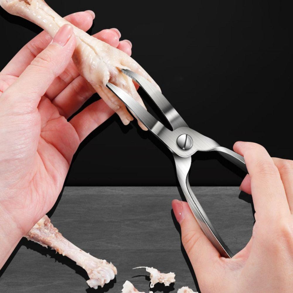 Curved Tip Chicken Feet Boneless Pliers Professional Chicken Bone Scissors Restaurant