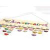3 calendriers des Anniversaires en bois 40 x 12 cm