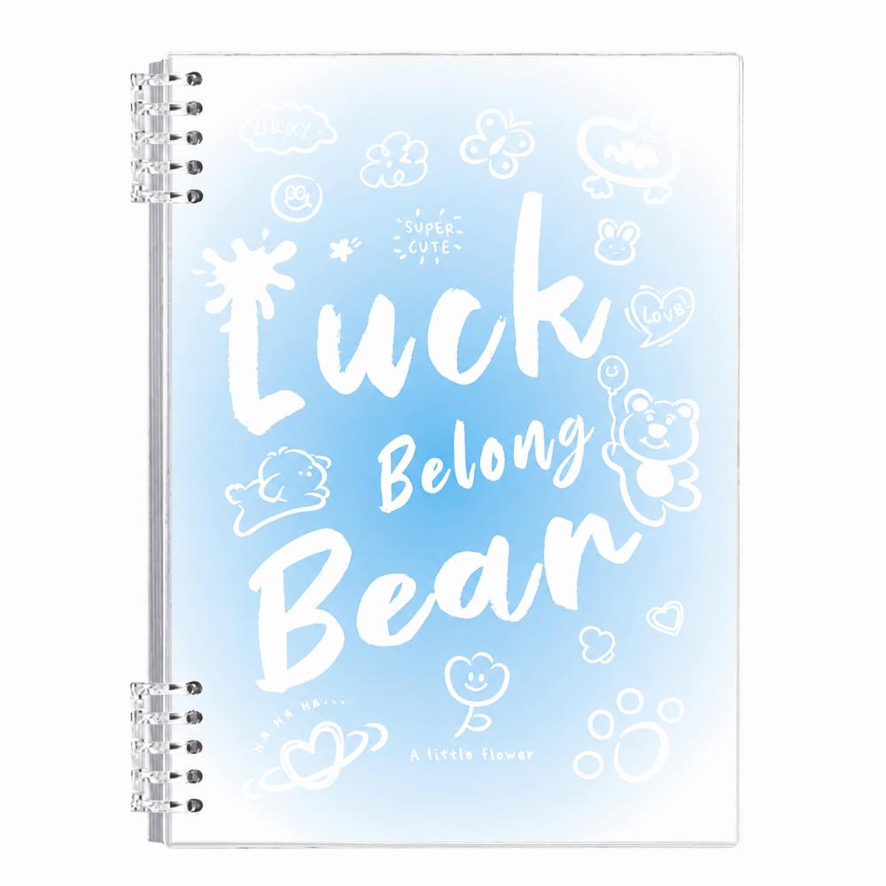 Gradient Color Binder Notebook Detachable Notepad Durable Loose-leaf Notebook  Studnets