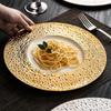Ceramic Western Plate - Martian Crater Style for Advanced European Dessert & Steak Presentation
