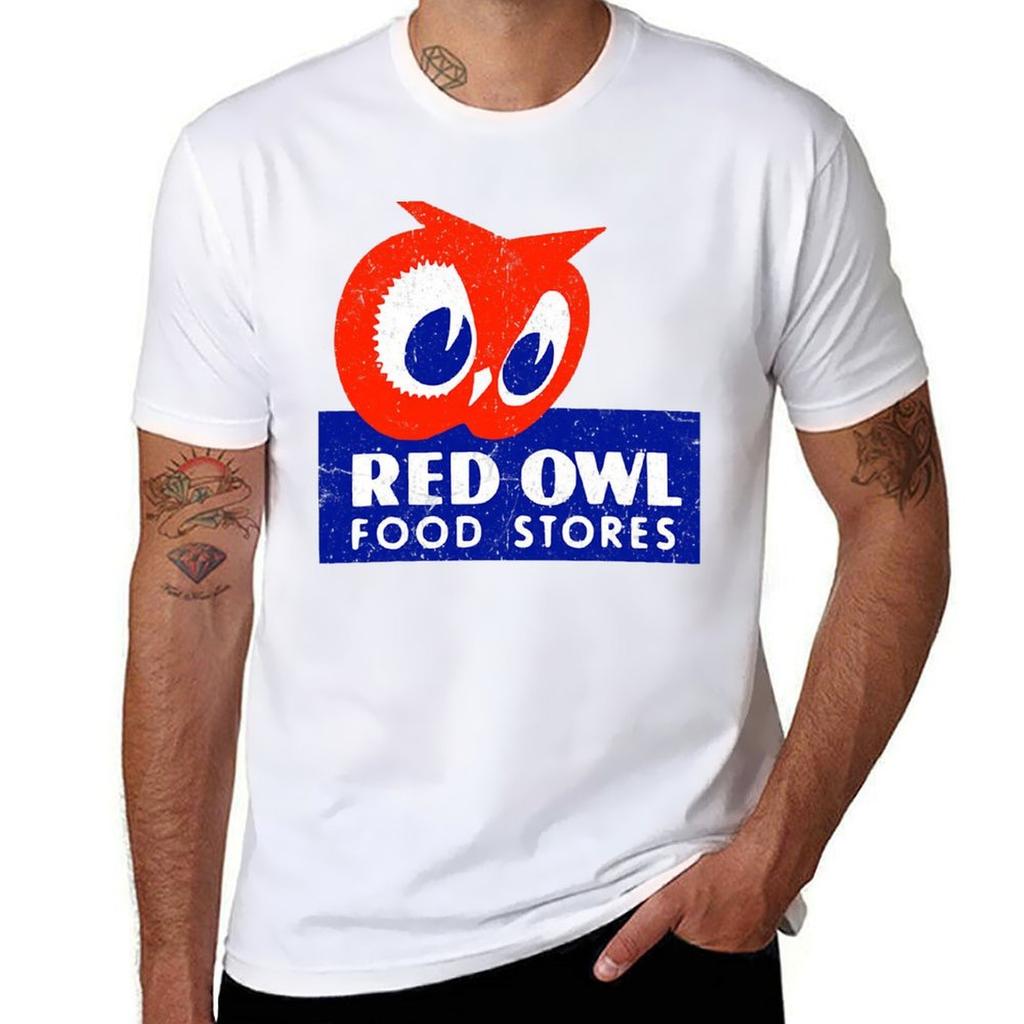 Vintage Red Owl Groceries Defunct Grocery Store T-Shirt Lightweight Sport Basic T-Shirt