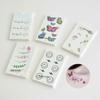 Barley Star Large Capacity Tattoo Stickers 30 Sheets 1 Set Lettering Butterfly Flower Smile Fashion Tattoo