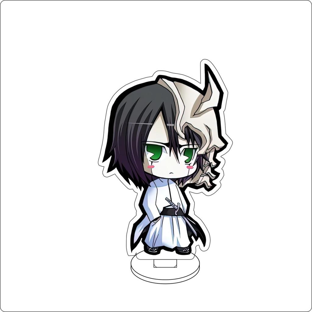 10 см Аниме BLEACH Фигурка Подставка Модель Грэммджоу Джагерджак/Урахара Киске/Куросаки Ичиго Милый Декор для Стола Стоячий Знак Подарки