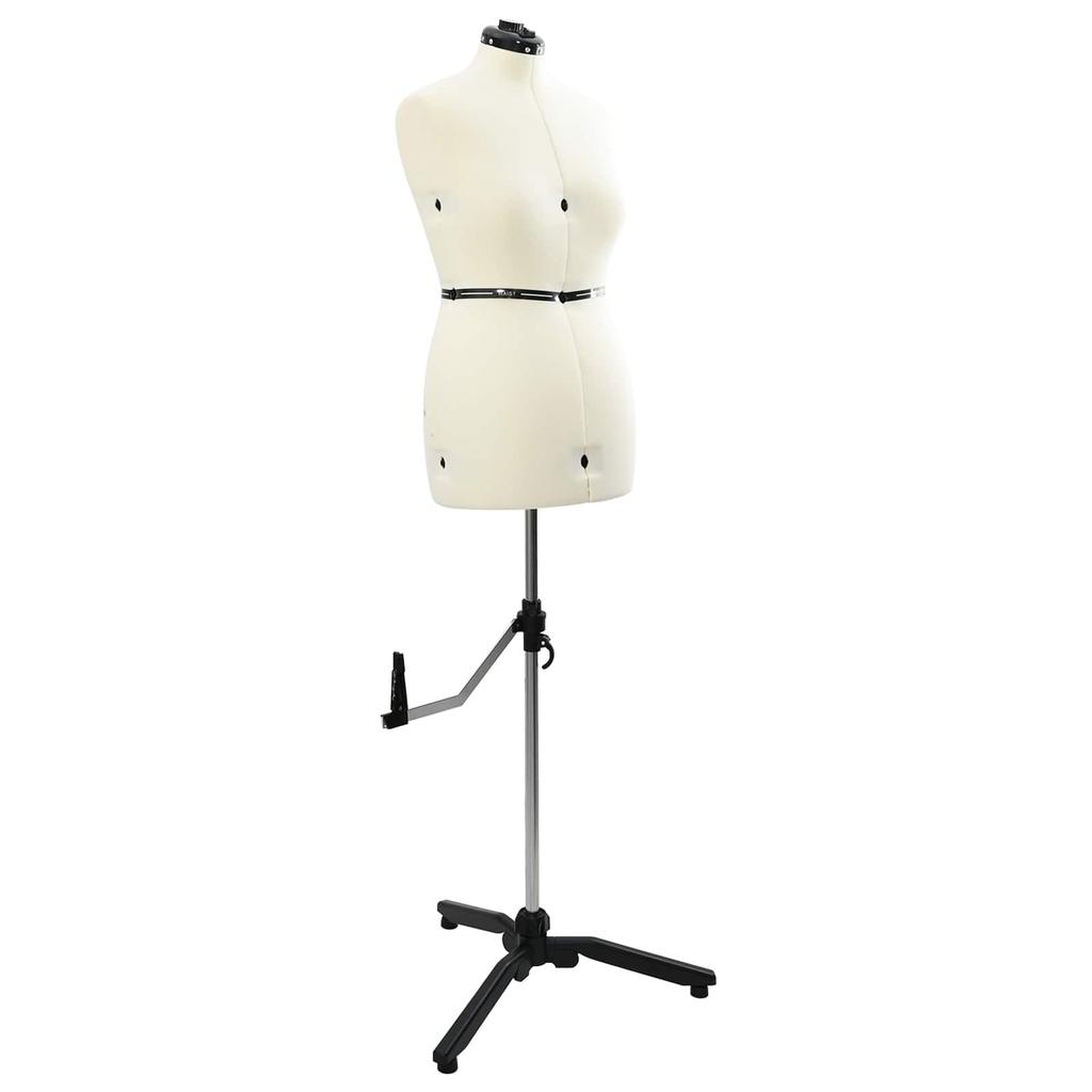 Adjustable Dress Form for Women Cream M Velvet