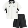 Balabala Boys' Quick-Dry Cooling Short Sleeve Two-Piece Set