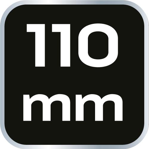 1/4" square drive knob, 110 mm