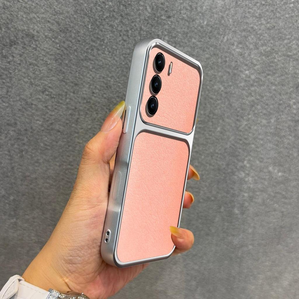 Роскошный чехол из искусственной кожи для realme 14x 5G, противоударный, с большим окном