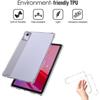 For Lenovo Tab M11/Xiaoxin Pad 11 2024 Clear TPU Tablet Case+2Pcs Tempered Glass Screen Protector