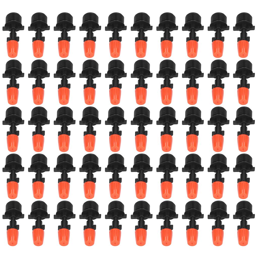 50 шт. Распылительная форсунка G1/2 с наружной резьбой, регулируемая головка для распыления воды, распылительная форсунка для сада