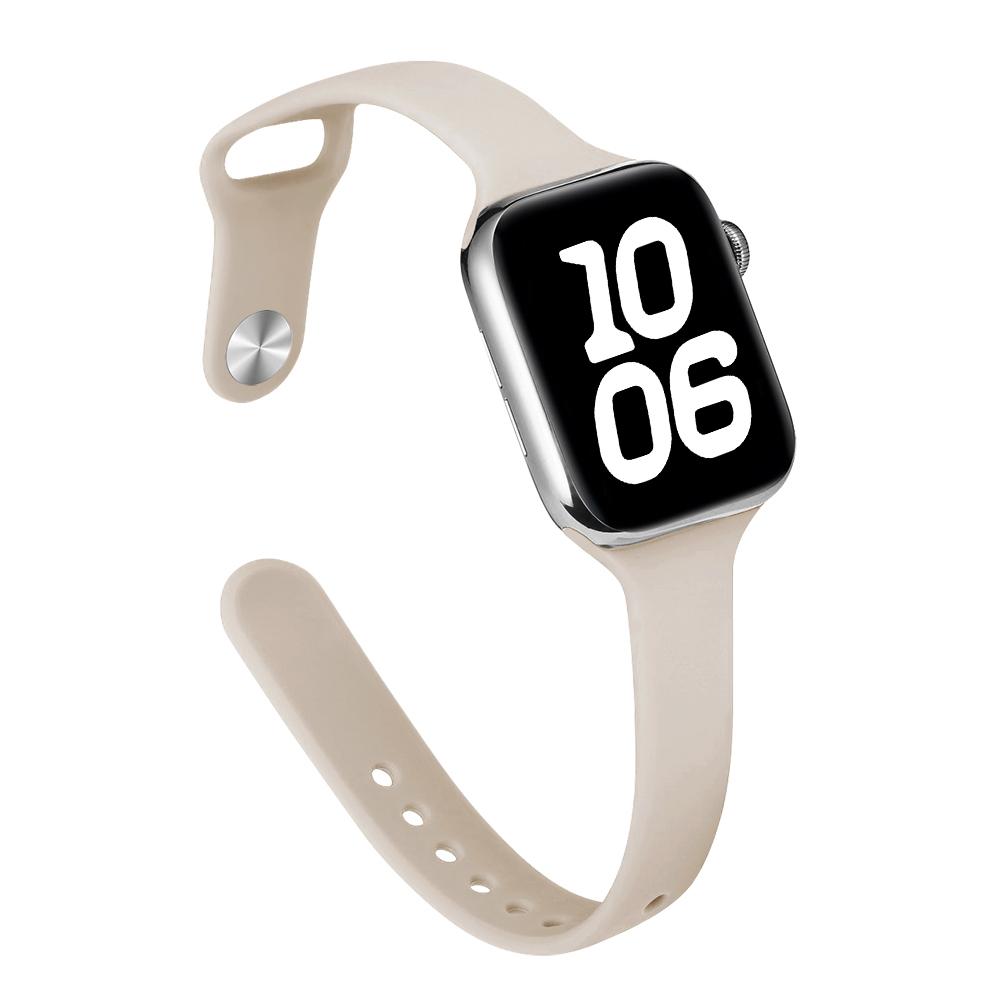 Тонкий силиконовый ремешок для Apple Watch 46 мм Band 44 мм 45 мм 38 мм 42 мм 49 мм Bracelet iWatch Correa Serie 8 7 6 5 SE 4 9 10 ultra 3 2