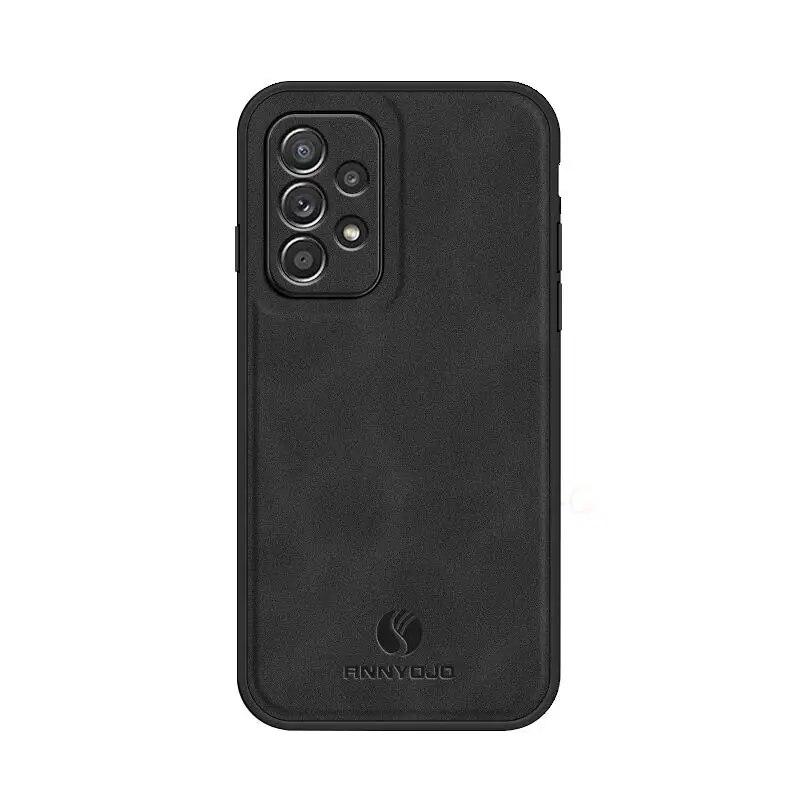 A 52 33 32 73 Retro Magnetic Sheepskin Leather Case For Samsung Galaxy A52 A33 A32 A73 4g A52s 5g Luxury Men Business Back Cover