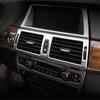 Stainless Steel Car Dashboard Side Air Outlet Vent Frame Cover Trim Sticker For BMW X5 E70 X6 E71 Interior Styling Accessories