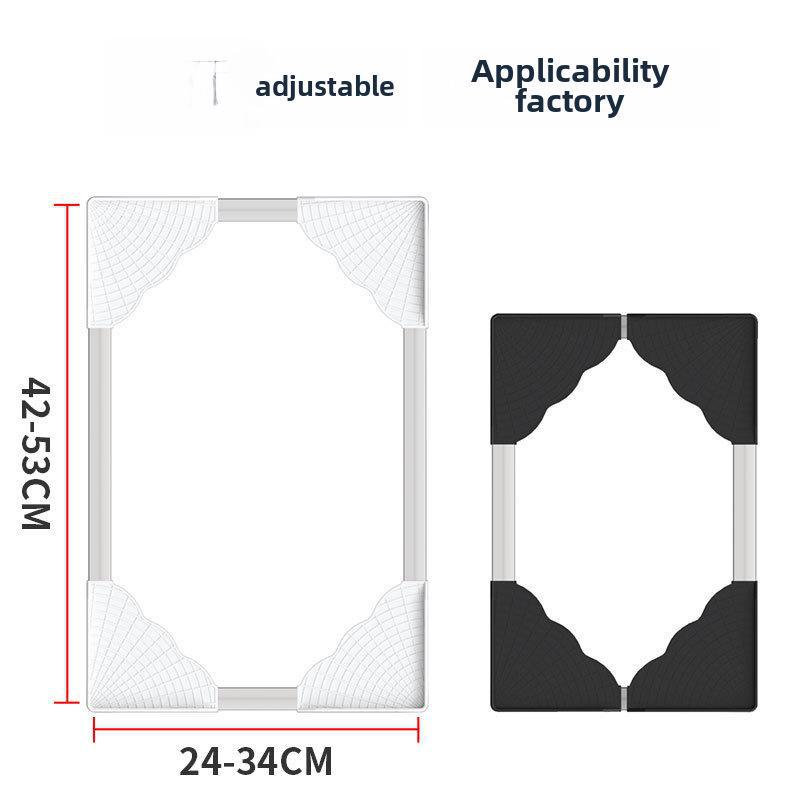 Регулируемая выдвижная подставка для компьютера с колесами и местом для хранения