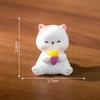 DIY Doll House Cat Doll Gardening Mini Animals Figurine Creative Miniature Figurines