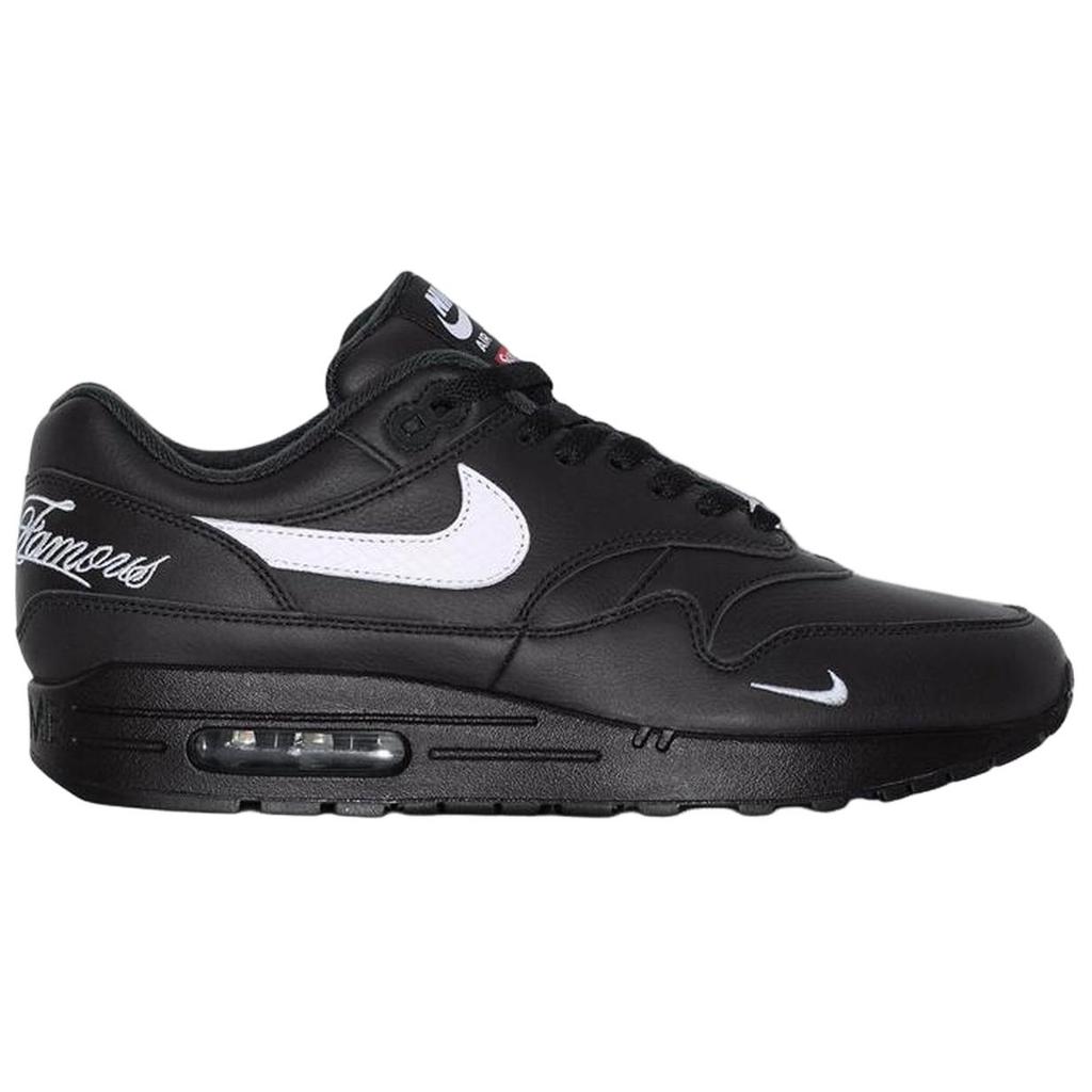 Supreme x Nike Air Max 1 87 SP Черно-белые унисекс кроссовки HF8813-001