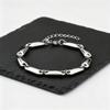 Мужской Chain Bracelet в стиле Rock Punk, Не тускнеющий браслет из нержавеющей стали с металлическими бусинами, Подарок в стиле Hip Hop