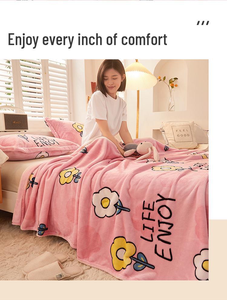 Фланелевый плед и простыня двойного назначения: Плотное, Теплое, Зимнее и Всесезонное Одеяло для Общежития или Дома, Одинарное/Двуспальное