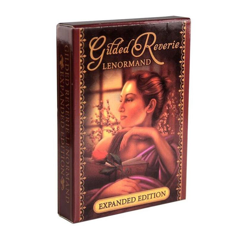 Reverie Lenormand Tarot Deck 47 Cards Kit Fate Divination Tarot Card Games Full English Version Board Games Featuring Online Guidebook