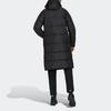 adidas Пуховик Унисекс Черный С Капюшоном Несъемный Средней Толщины GF0070