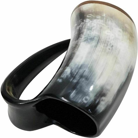 Набор из 4 кружек для питья Viking Horn, чашки для пива, вина, медовухи
