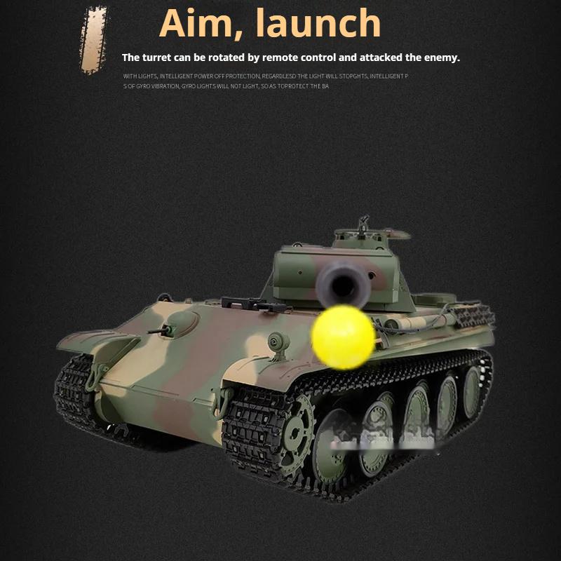 Kubingke Henglong 3879-1 Немецкий танк Леопард 1/16 электрический с дистанционным управлением модель основного боевого танка.