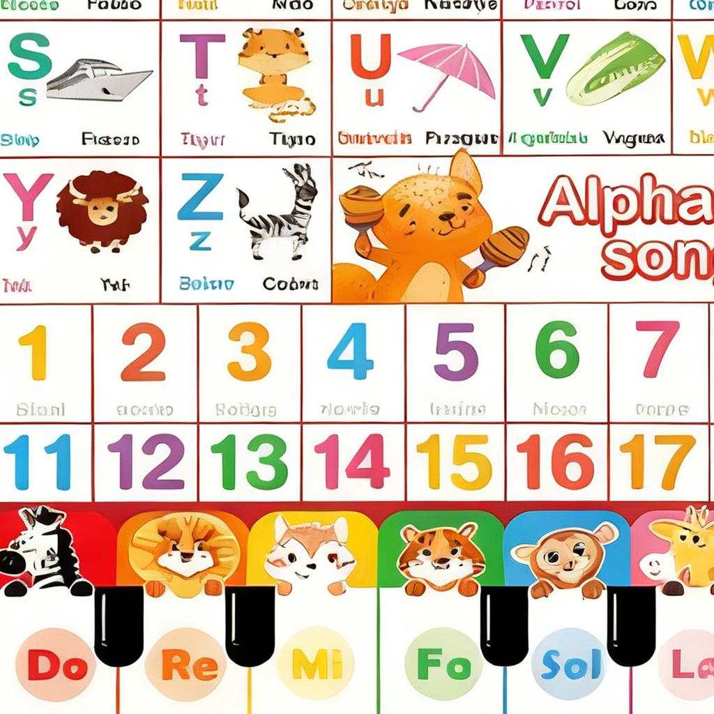 Alphabet Chart Talking Bilingual Interactive Toy Music Spanish And English Preschool Wall Posters for Ages 3-8 Language