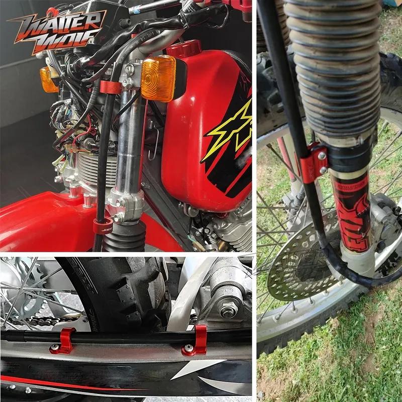 Зажим для тормозного троса шланга направляющая для шланга CRF250 CRF300 Для Honda CRF250L CRF300L Rally 2013-2023 CRF 250 300 L Зажим для тормозного троса