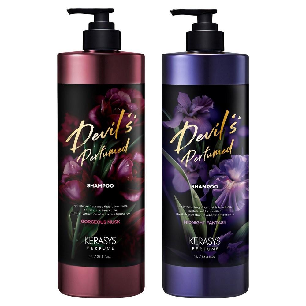 Kerasis Devil's Perfume Shampoo Gorgeous Musk + Midnight Fantasy 1L 1 pcs