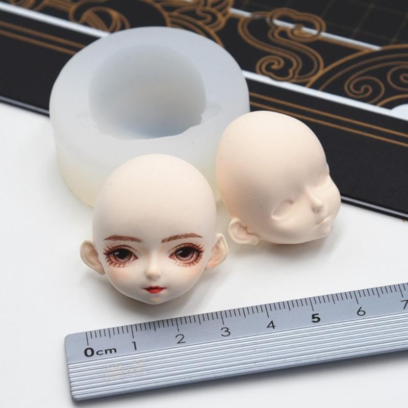 Q Version Face Mould DIY Doll Modification Accessories Clay Moulds for Ornament