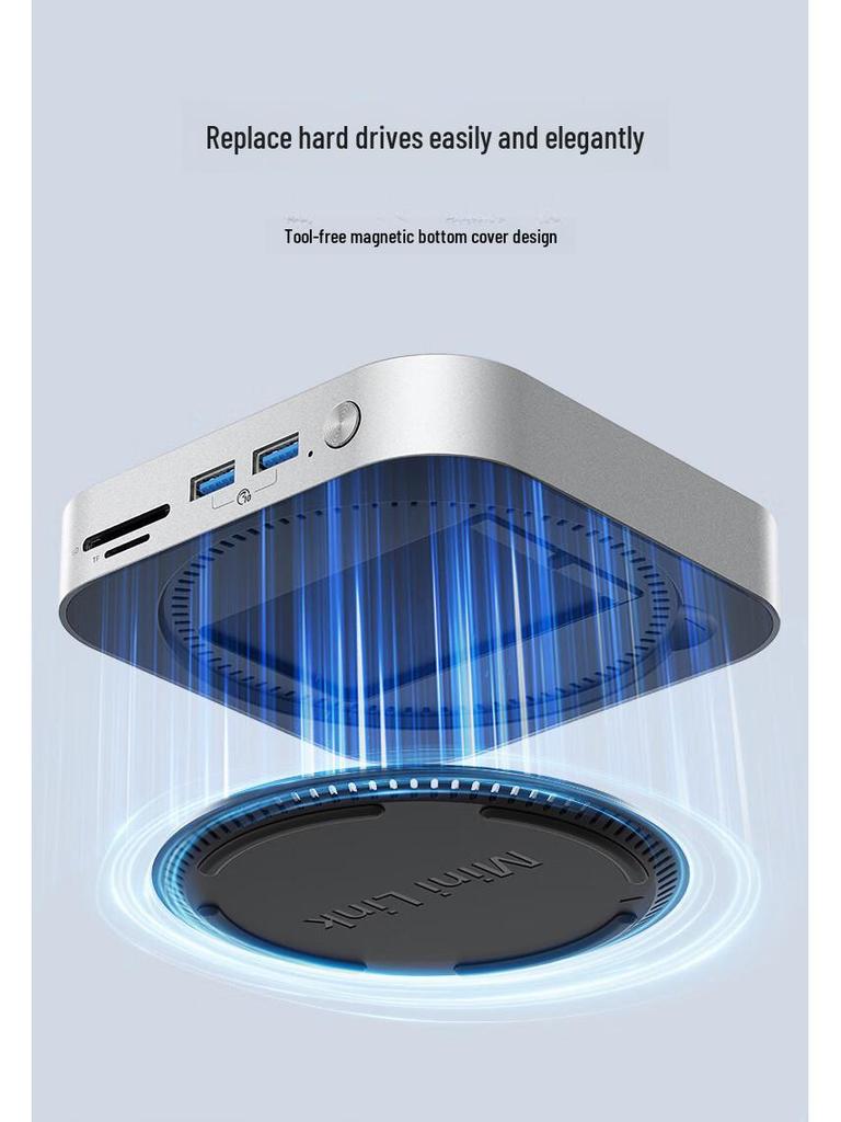 Orico Macmini M4 Docking Station with M.2 Drive Box, Thunderbolt 3/4 Compatibility & Desktop Expansion