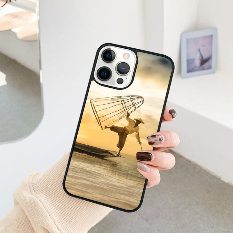 Чехол для телефона Рыбак Рыбалка Для iPhone 17 Air 16 15 14 11 12 13 Pro MAX Plus coque Чехол Оболочка