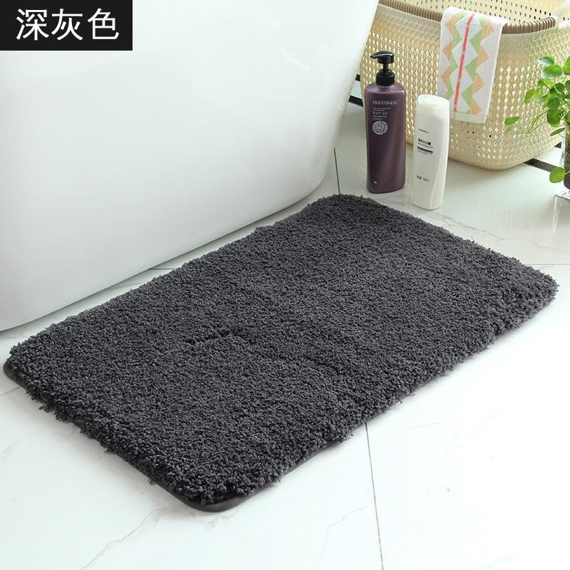 Microfiber Door Mats Absorbent Quick Drying Bathroom Foot Rug High-Plush Thickened Bathroom Non-slip Bath Tub Mat