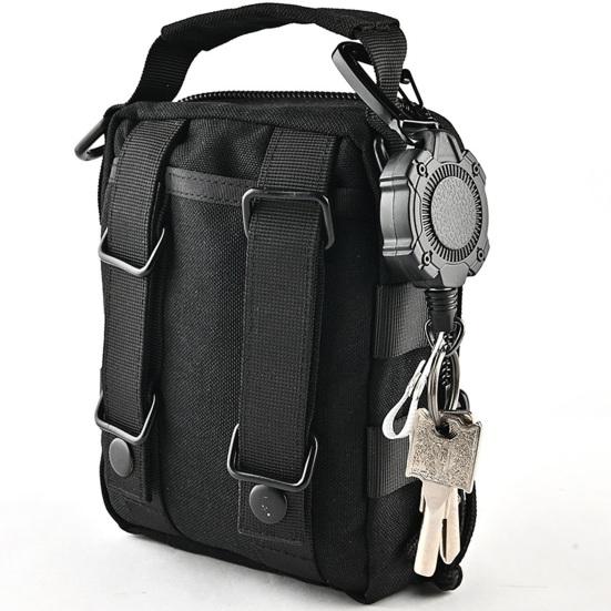 Keychain Ring Portable Stretchable Thickened Carabiner Telescopic Wire Rope Buckle Carabiner Mountaineering Use