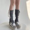Ribbon Bow Leg Cover Stockings Solid Color Feet Covers New Leg Wraps Socks  Women And Girls