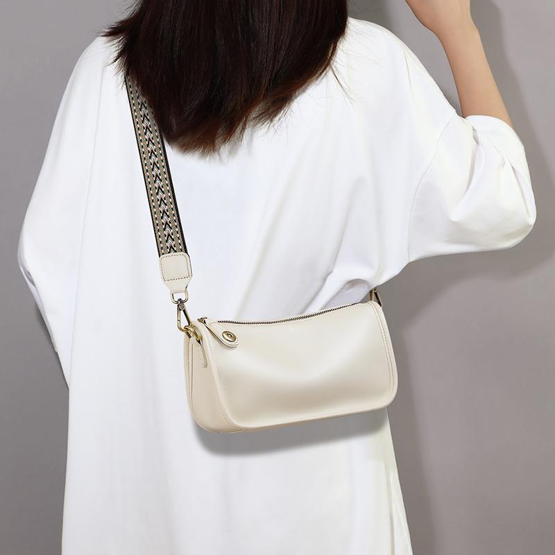 Viney Dumpling Bun Genuine Leather Women's Bag