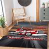 Peterbilt Heavy Trucks Customizable Name Floor Rug Office Rug Perfect for Entryway Study room Game Room Playrooms Antislip Carpet Anime Office Decor