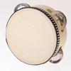 4/6inch Wooden Hand Held Tambourine Drum with Metal Jingles Percussion Musical Instruments Toys for Children Music Game Dance