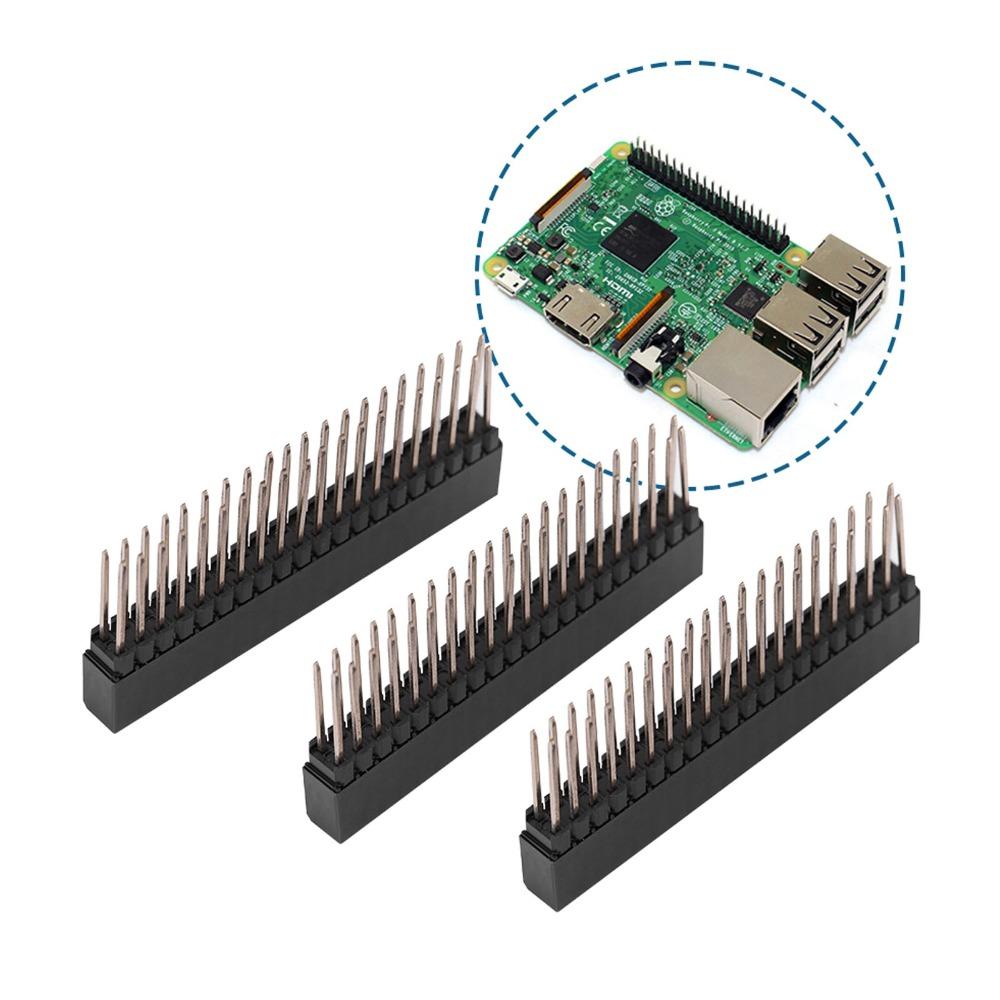 8Pcs Dual Row Female Pin Headers 2x20 Pins Header Pin Socket DIY Electronics