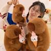 Плюшевая игрушка Капибара-мороженое, Пушистая капибара, Мягкая кукла, Прекрасная плюшевая кукла капибара, Подарок для друзей