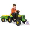 Электрический трактор INJUSA Basic 6V для мальчика от 1 года - Педаль газа, Прицеп, Свет и звук