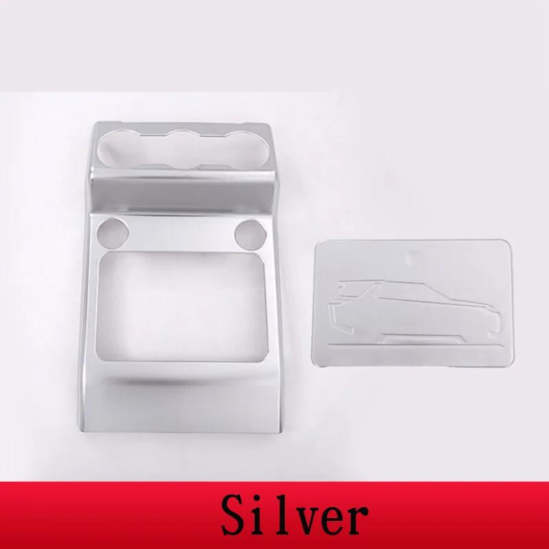 For Land Rover Discovery 5 LR5 L462 2017- ABS Car Rear Row Air Conditioning Vent Outlet Cover Trim Sticker Car Accessories
