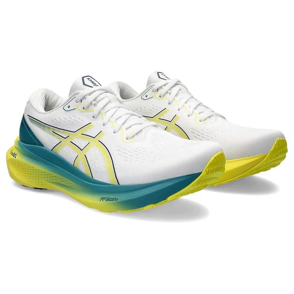 Asics Gel Kayano 30 White Bright Yellow Men Sneakers 1011B548-101