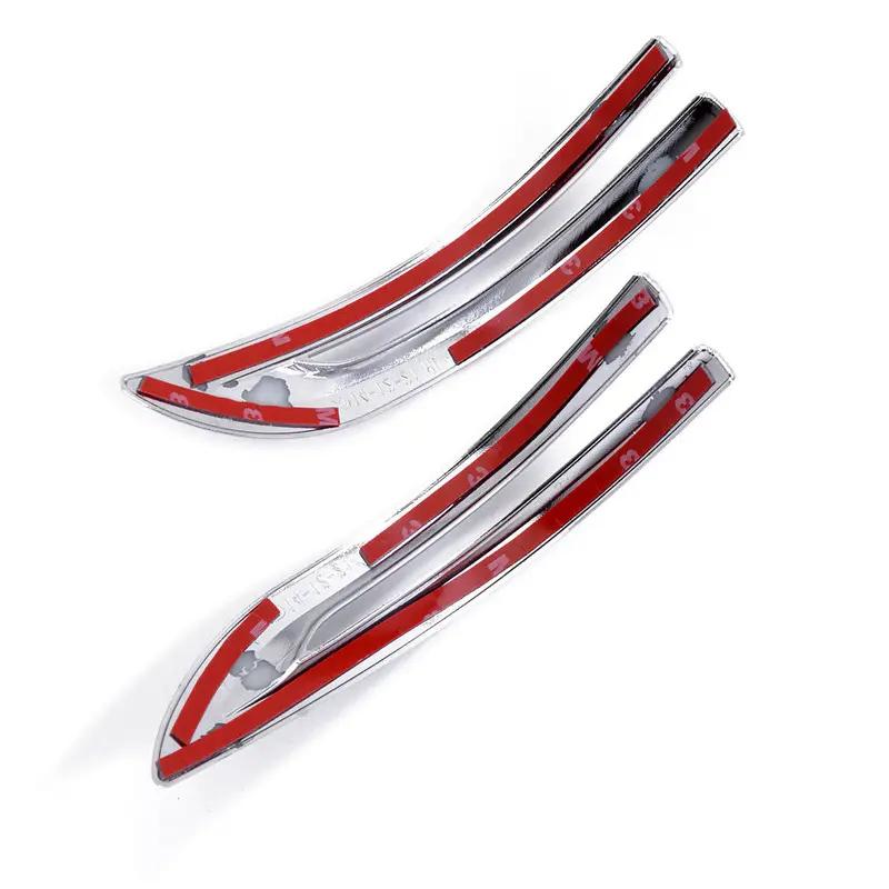 ABS Chrome Rearview Wing Mirror Cover Trim protection Sticker Decorative strips For Honda FIT JAZZ 2014 2015 Accessories